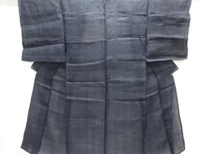 アンティーク　本場宮古上布抽象模様織出し男物着物